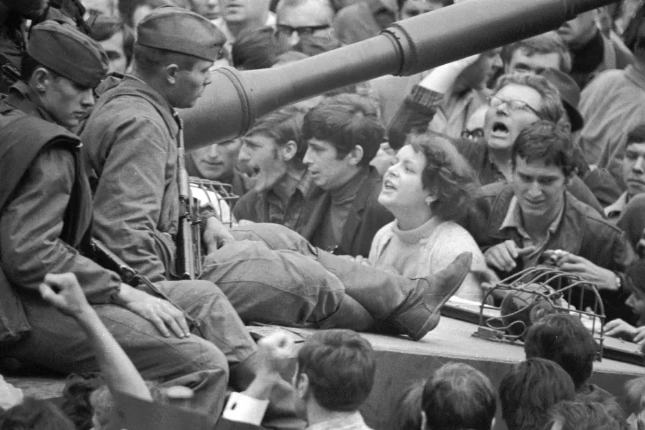 Sovětská armáda v Praze 21. srpna 1968