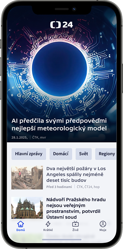 ČT24 aplikace - Rychlý přehled zpráv
