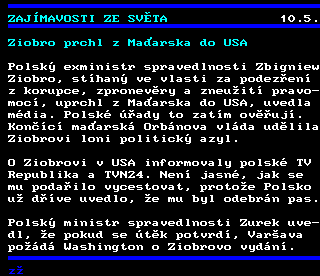 Teletext ČT4 Sport - strana 163