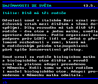 Teletext ČT4 Sport - strana 166