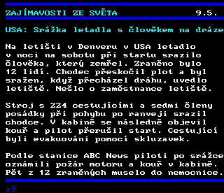 Teletext ČT4 Sport - strana 168