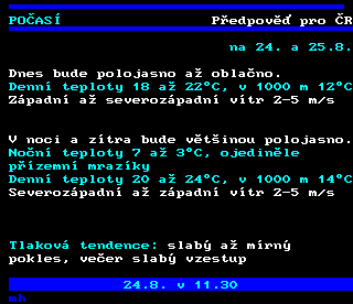 Teletext ČT 2 - strana 171