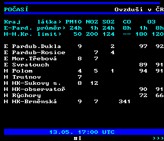 Teletext ČT4 Sport - strana 189