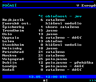 Teletext ČT4 Sport - strana 195