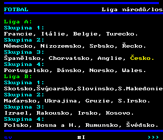Teletext ČT4 Sport - strana 232