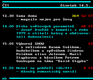 Teletext ČT4 Sport - strana 302