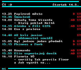Teletext ČT4 Sport - strana 324