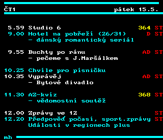 Teletext ČT4 Sport - strana 331
