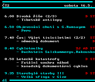 Teletext ČT4 Sport - strana 336