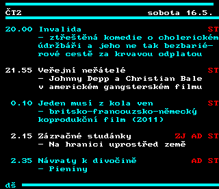 Teletext ČT4 Sport - strana 339