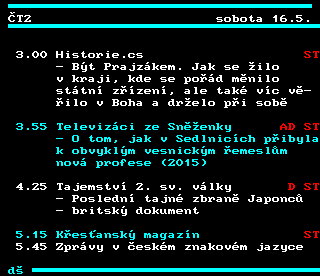 Teletext ČT4 Sport - strana 340