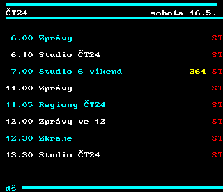 Teletext ČT4 Sport - strana 341