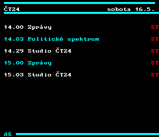 Teletext ČT4 Sport - strana 342