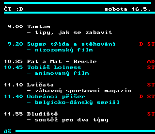 Teletext ČT4 Sport - strana 352