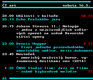 Teletext ČT4 Sport - strana 356
