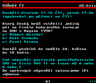 Teletext ČT4 Sport - strana 368