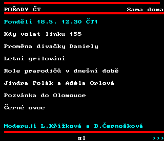 Teletext ČT4 Sport - strana 369
