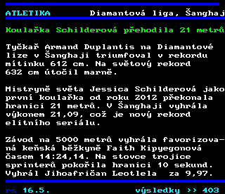 Teletext ČT4 Sport - strana 402