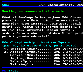Teletext ČT4 Sport - strana 407