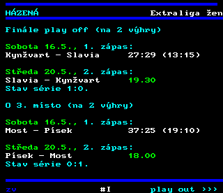 Teletext ČT4 Sport - strana 462