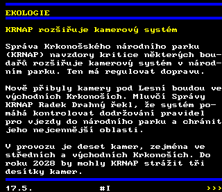 Teletext ČT4 Sport - strana 603