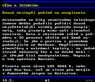 Teletext ČT4 Sport - strana 611