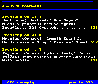 Teletext ČT4 Sport - strana 625