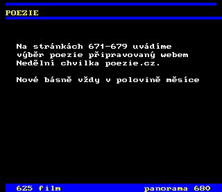 Teletext ČT4 Sport - strana 670