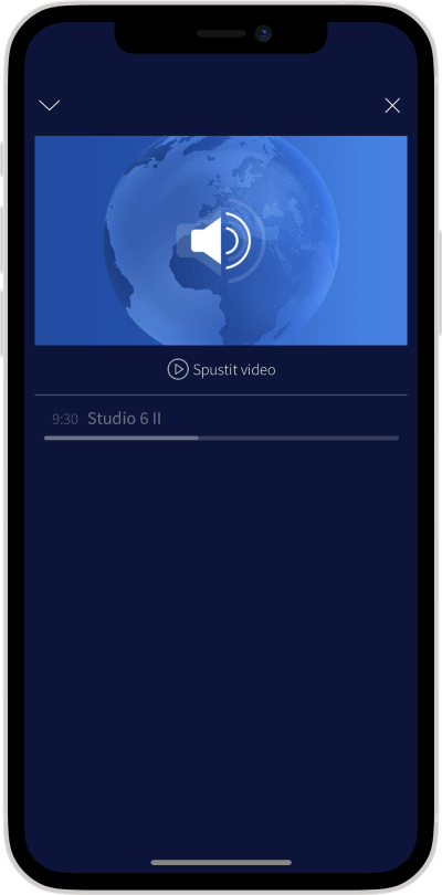 ČT24 aplikace - Živé video i audio vysílání