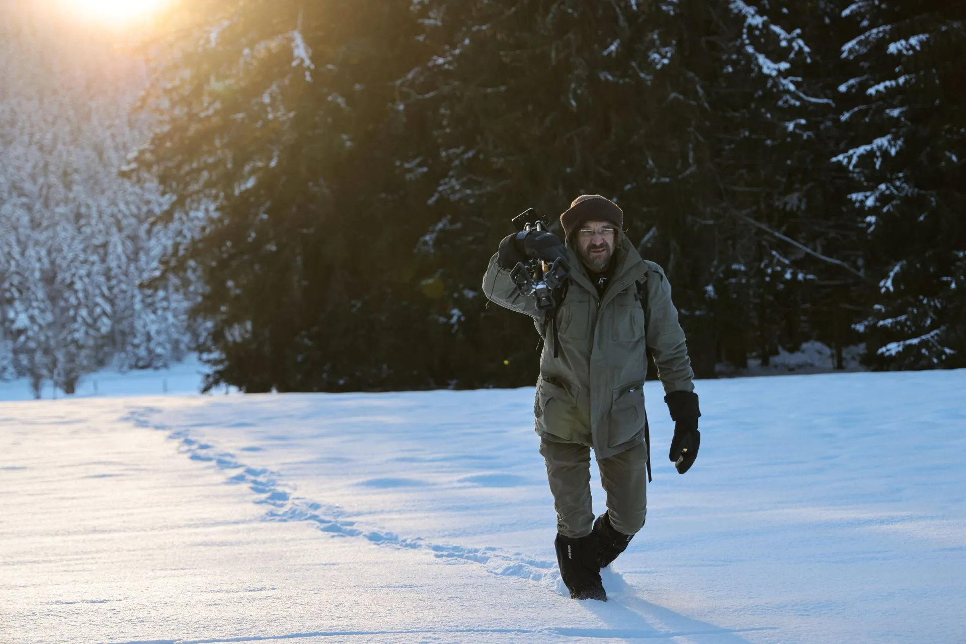 Krajina Dana Bárty © Česká televize Dan Barta Kvilda minus 19 pribeh selem v Cesku foto Petr Vejslik