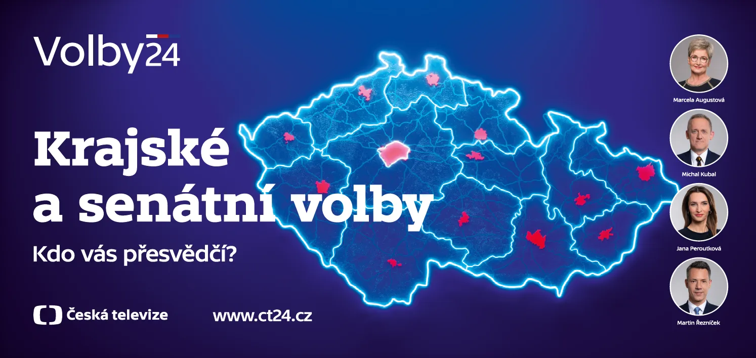 Vizuál - Senátní a krajské volby na ČT24