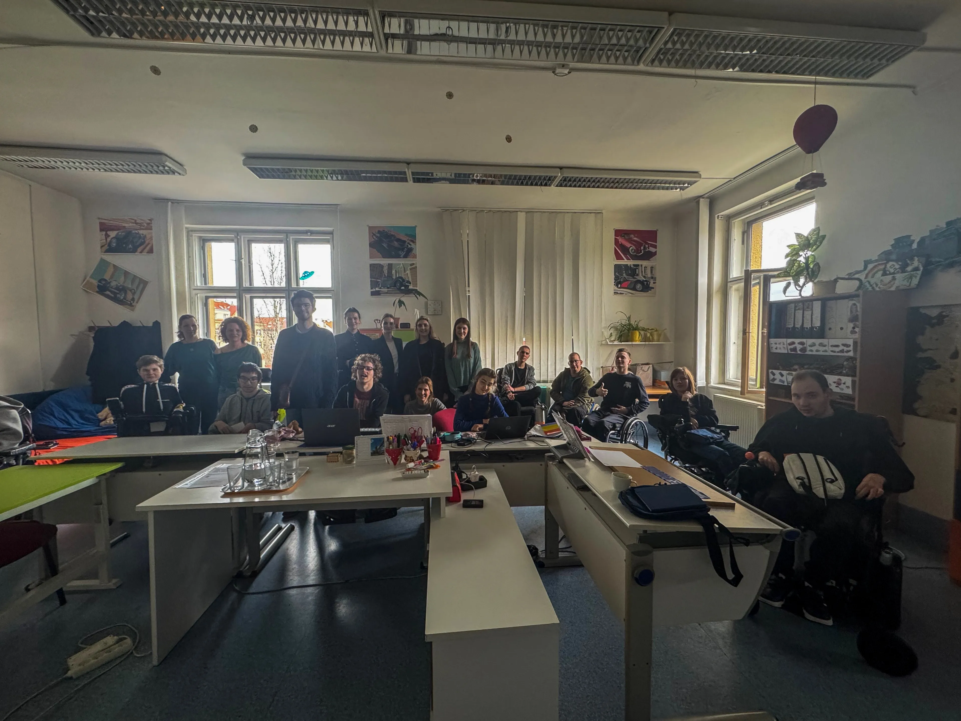 Jak na první kroky v kariéře: Náborový tým ČT navštívil studenty z Jedličkova ústavu