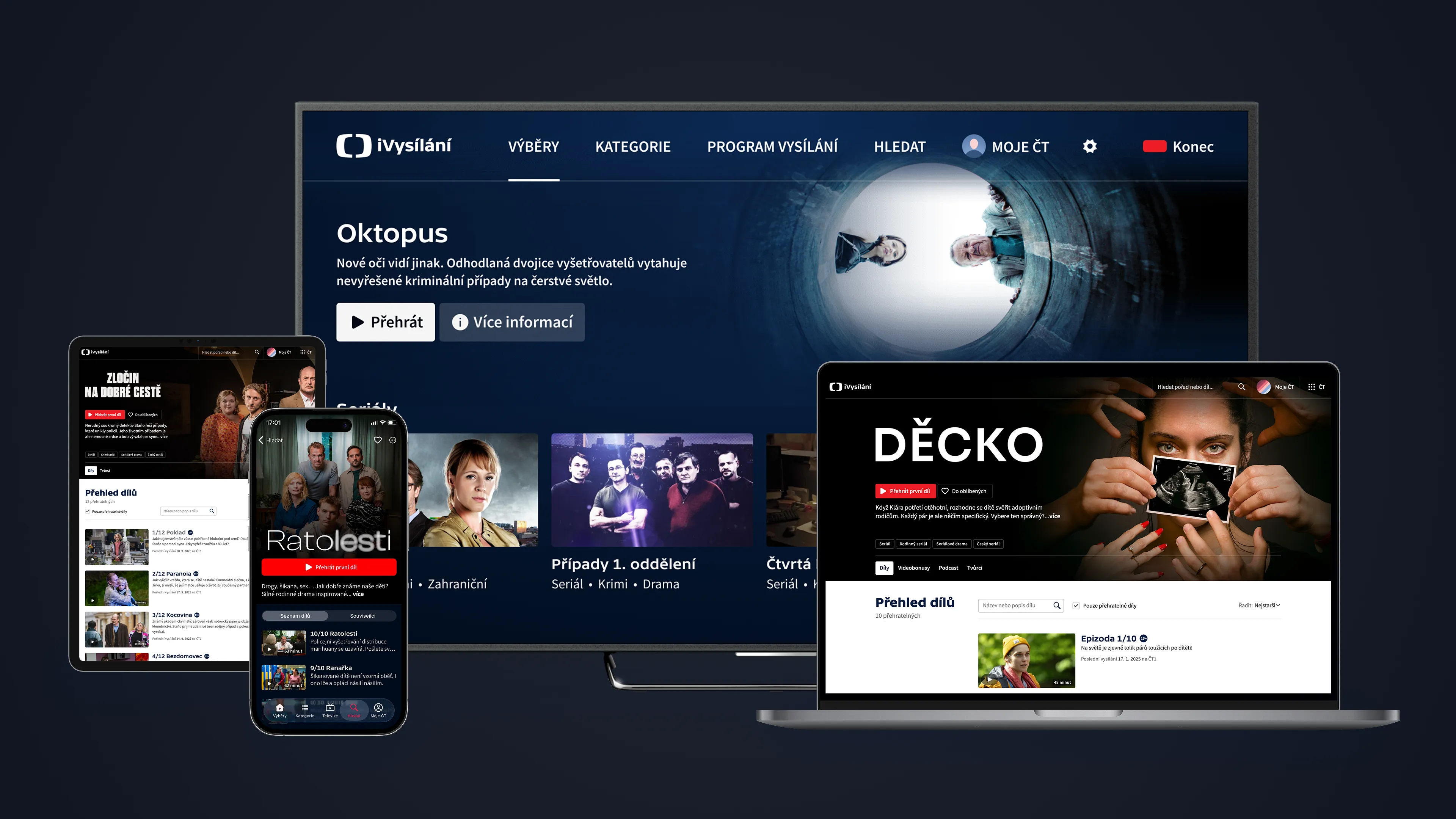 Digitální služby České televize rostou. V roce 2025 zaznamenaly 371 milionů spuštěných videí