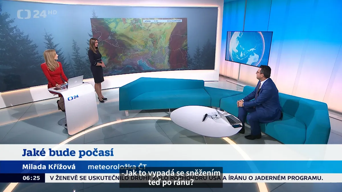 Veřejnoprávní služba dostupná všem. ČT spustila nepřetržité skryté titulkování programu ČT24