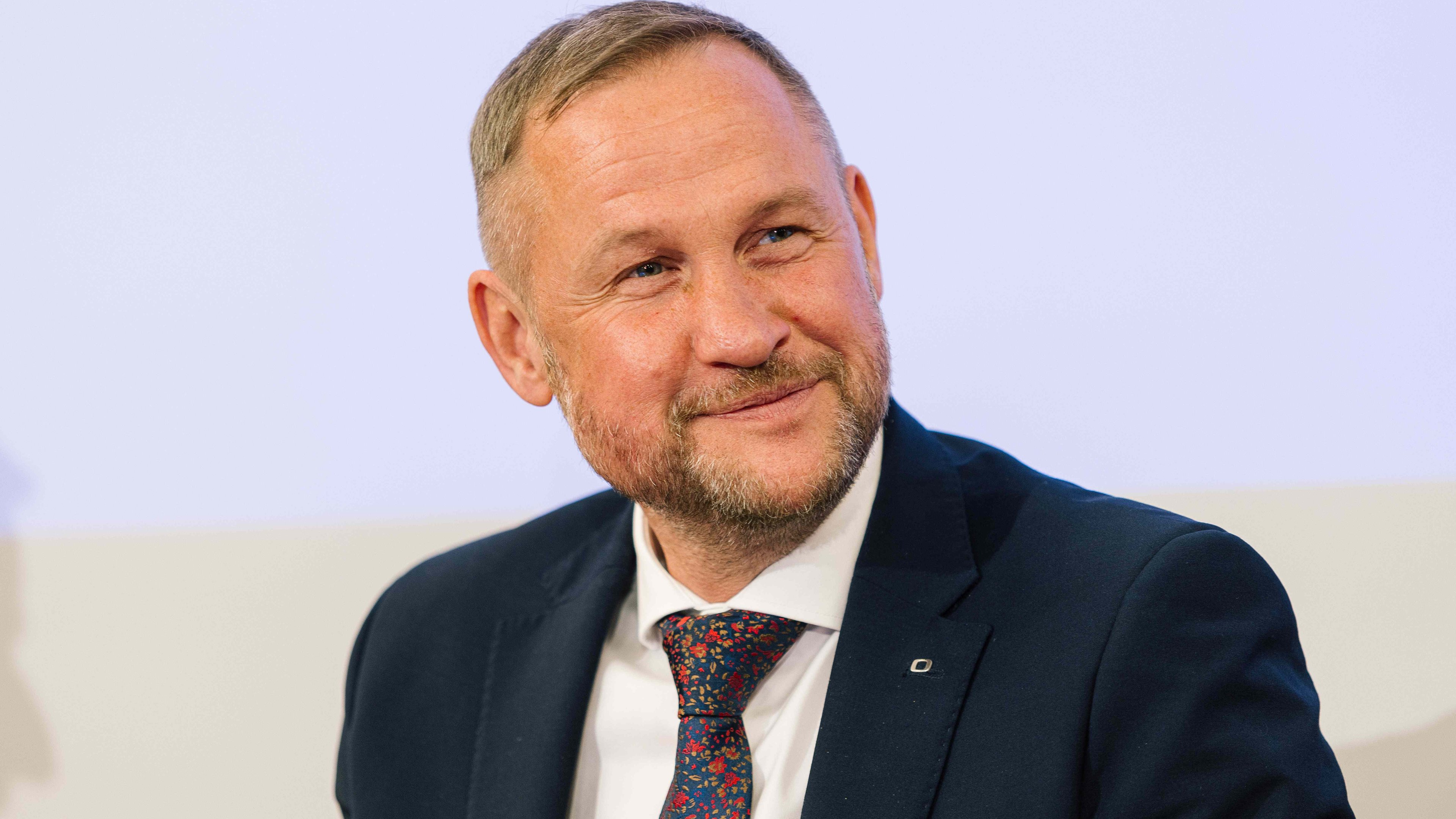 Generální ředitel ČT Jan Souček na tiskové konferenci