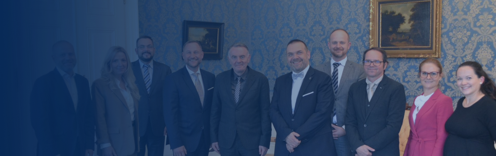 Ministr kultury Martin Baxa přijal generálního ředitele Evropské vysílací unie Noela Currana a generálního ředitele ČT Jana Součka