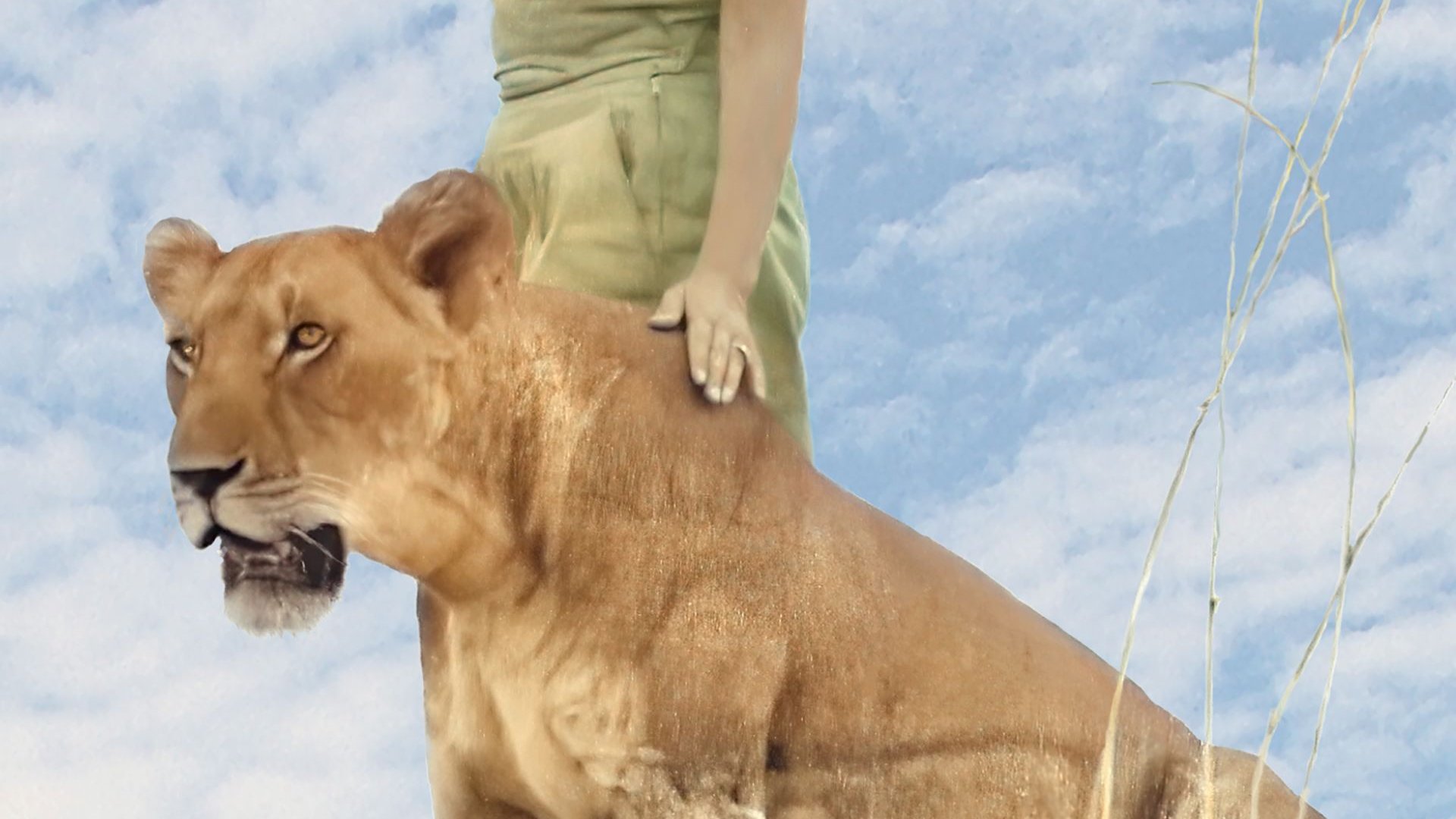 Zrozena pro Afriku © Česká televize Joy Adamsonova se lvicí Elsou