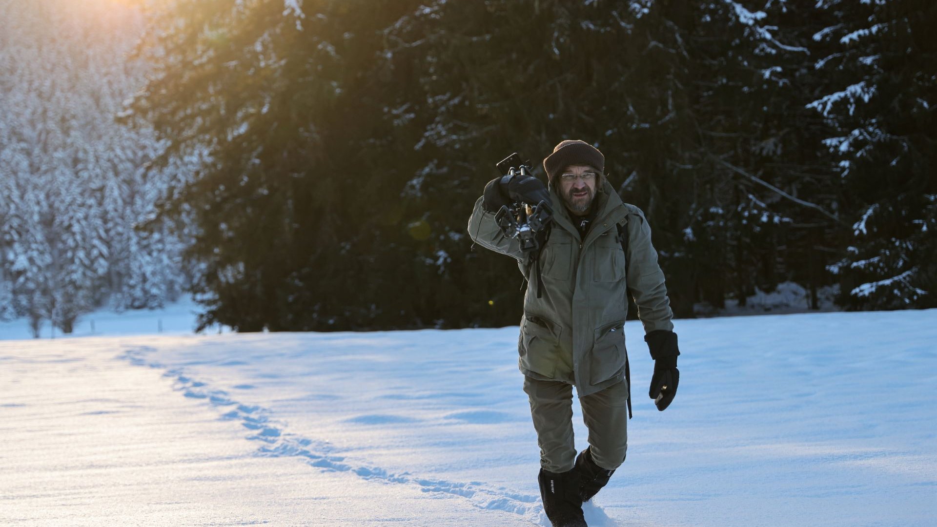 Krajina Dana Bárty © Česká televize Dan Barta Kvilda minus 19 pribeh selem v Cesku foto Petr Vejslik