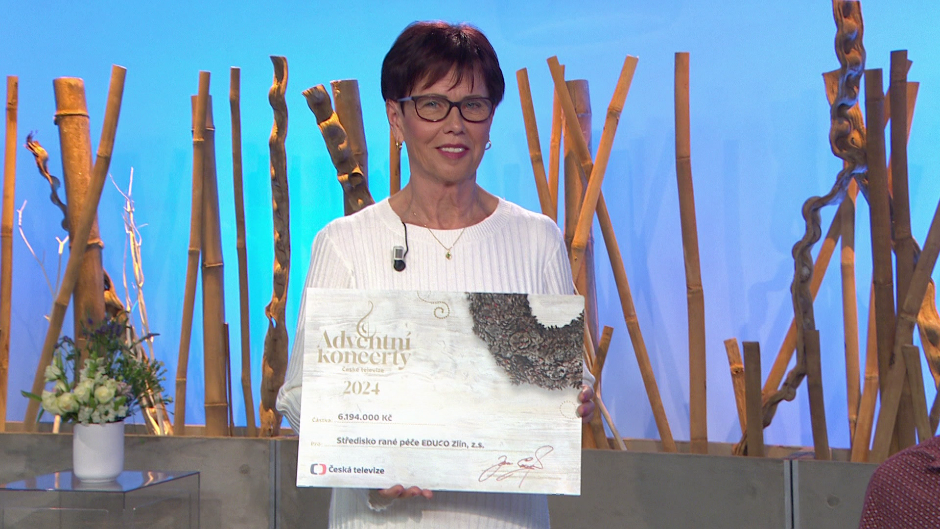 Rozdělení konta Adventních koncertů ČT_Dagmar Machová_Educo Zlín © Česká televize