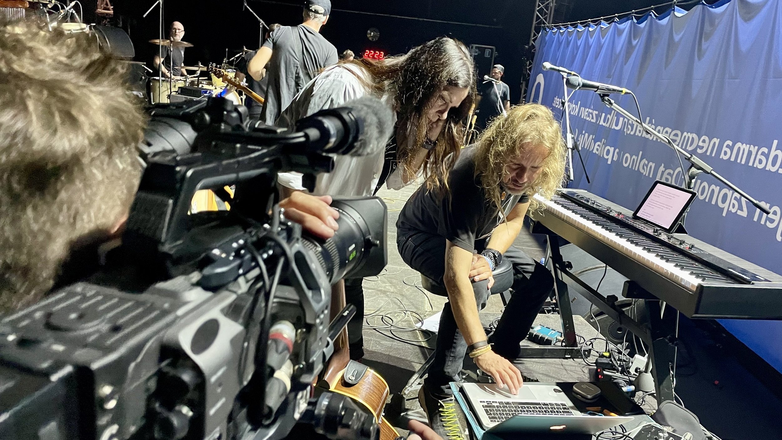 Anna K příprava na koncert © Česká televize