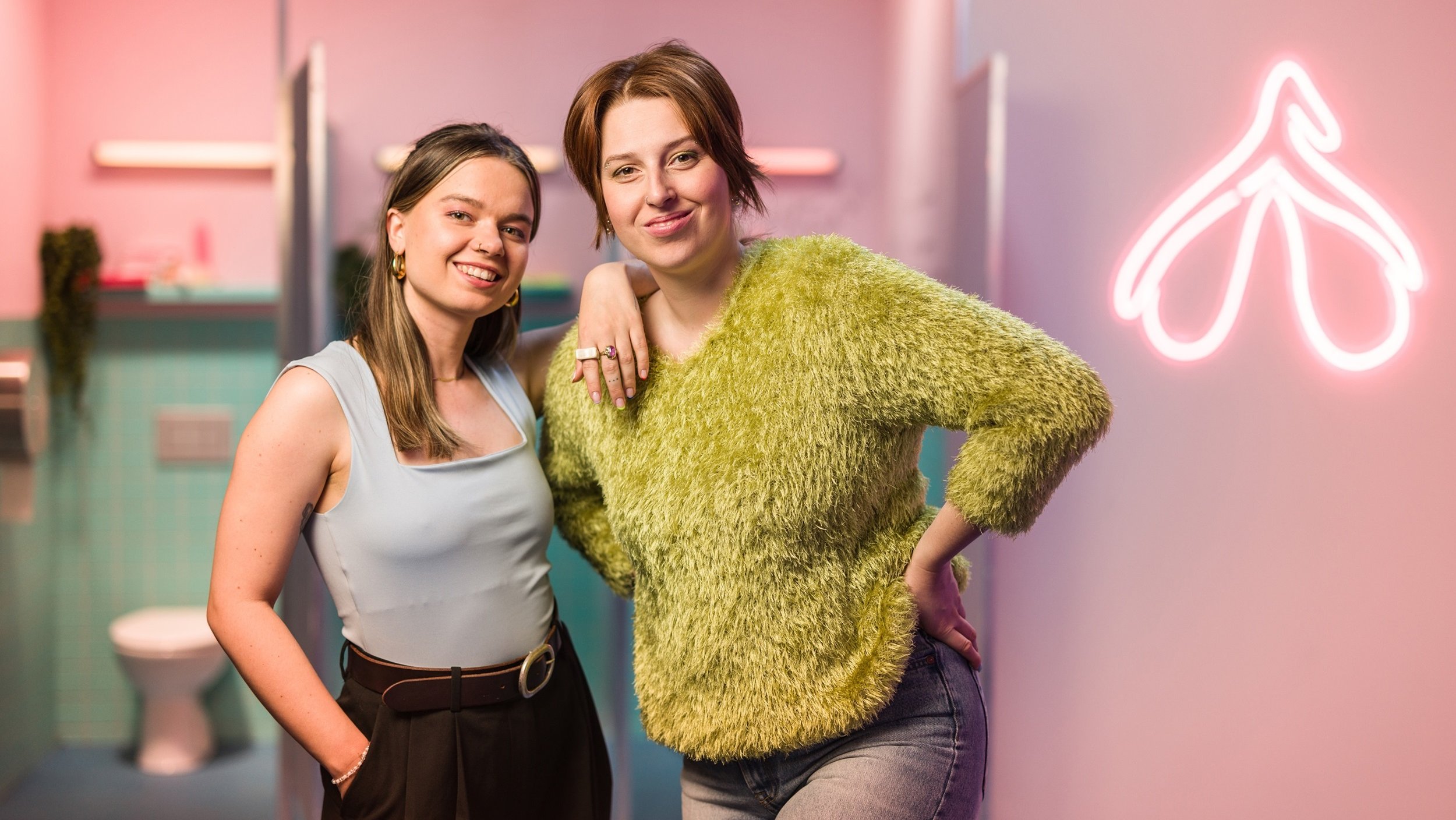 Zuzana Kašparová a Terézia Ferjančeková © Česká televize foto Mikuláš Křepelka