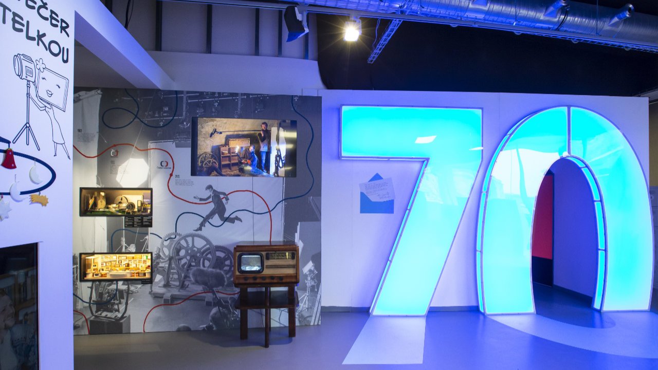 Výstava České televize: Telka slaví 70