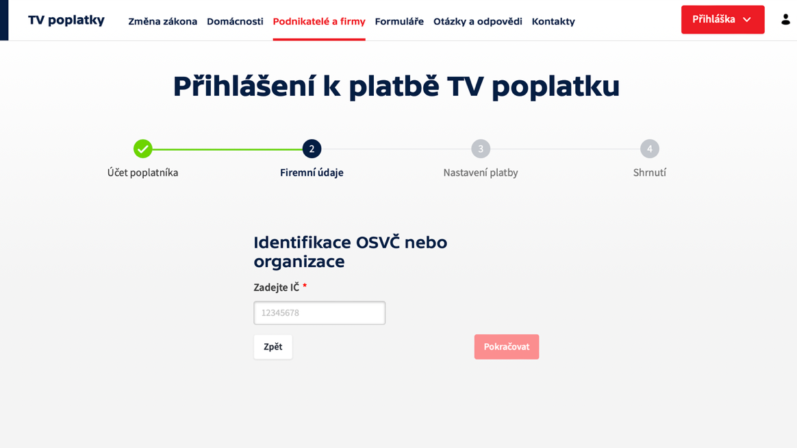 Přihlášení k platbě TV poplatku_1