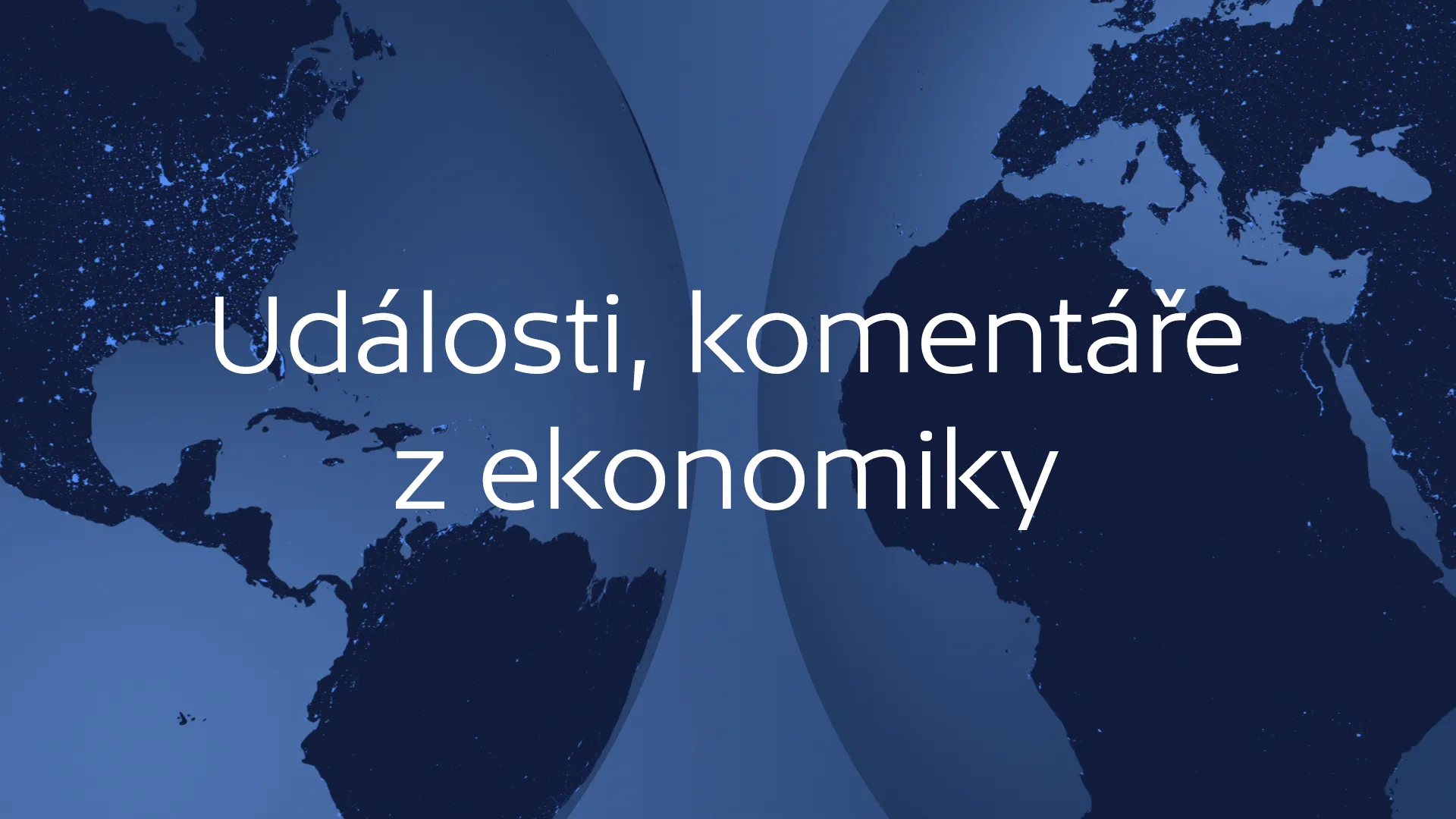 Už v sobotu startuje nový ekonomický pořad České televize Události, komentáře z ekonomiky