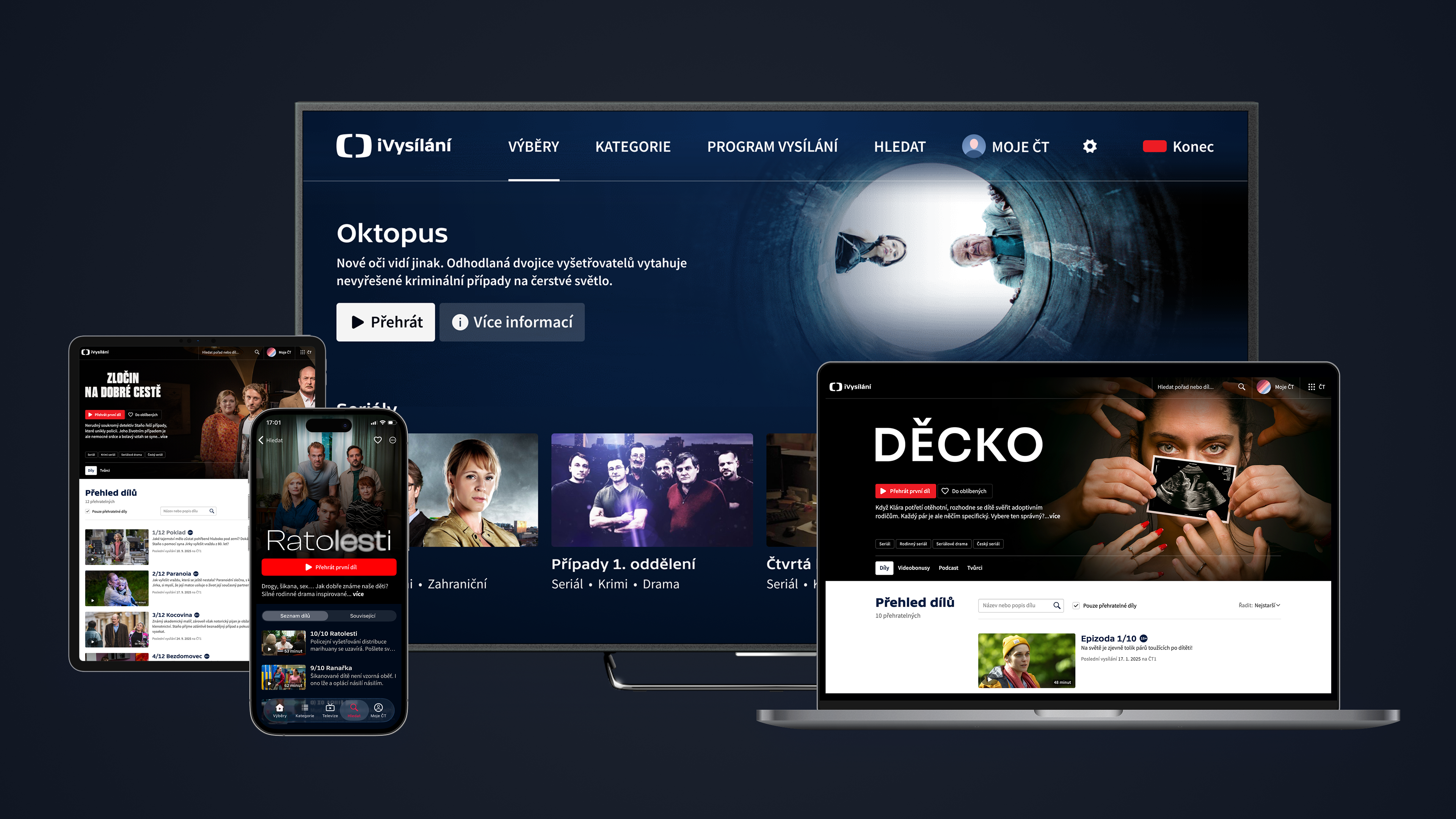 Digitální služby České televize rostou. V roce 2025 zaznamenaly 371 milionů spuštěných videí