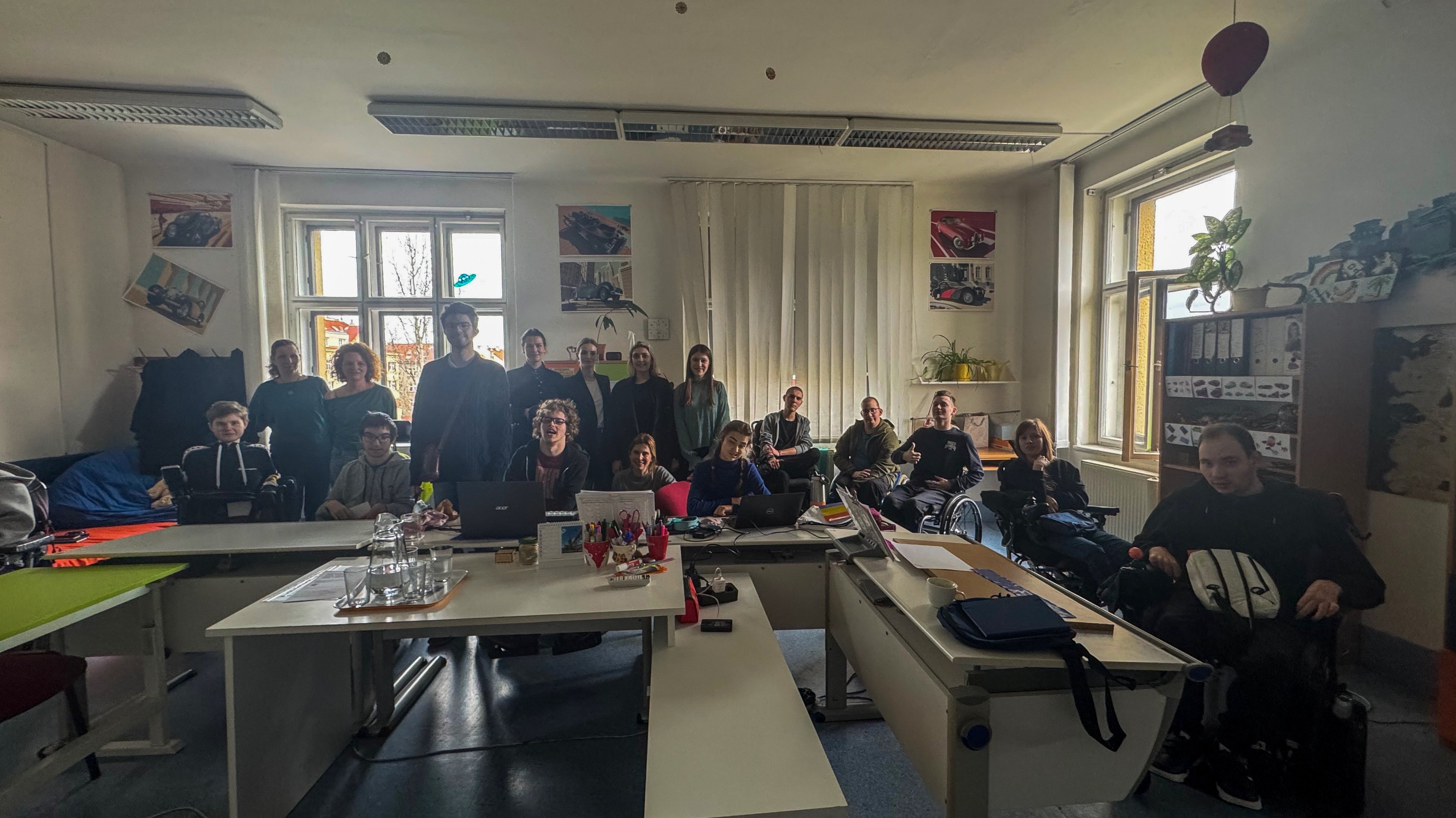 Jak na první kroky v kariéře: Náborový tým ČT navštívil studenty z Jedličkova ústavu