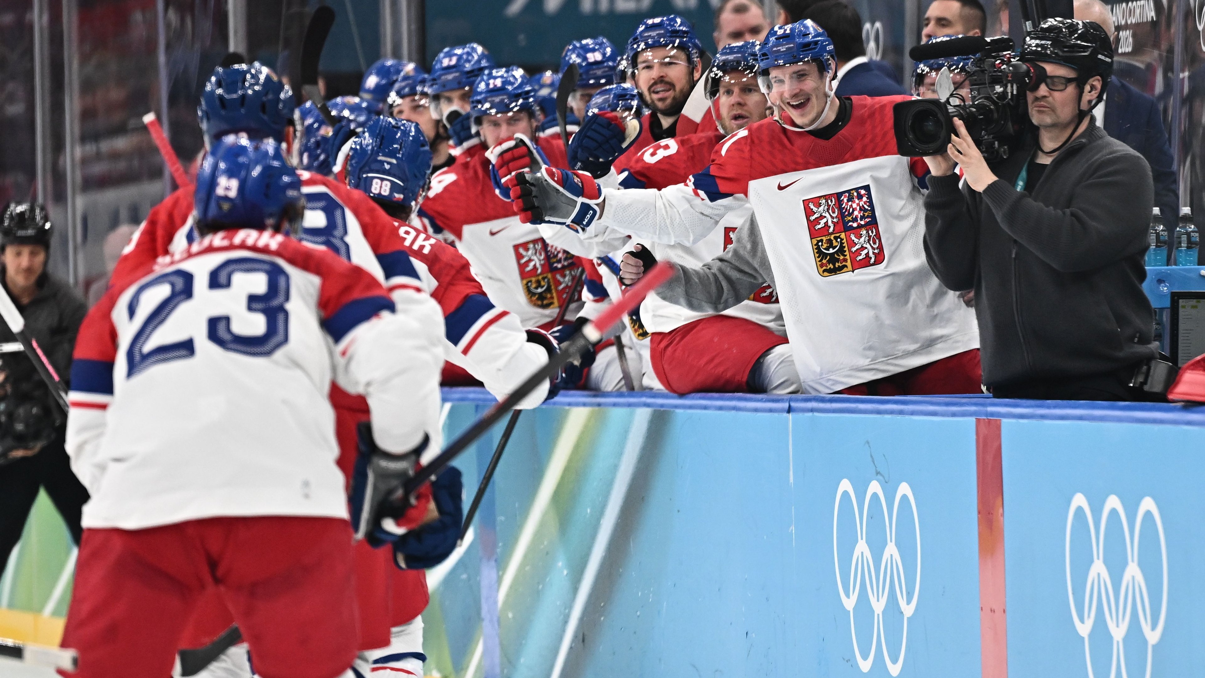 Nejsledovanějšími přenosy na ČT sport byla utkání českých hokejistů © Český olympijský výbor