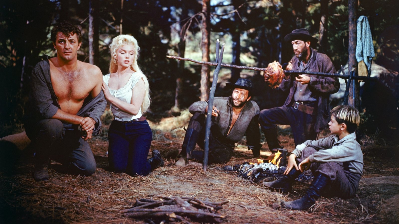 Řeka bez návratu_Robert Mitchum, Marilyn Monroe © Česká televize