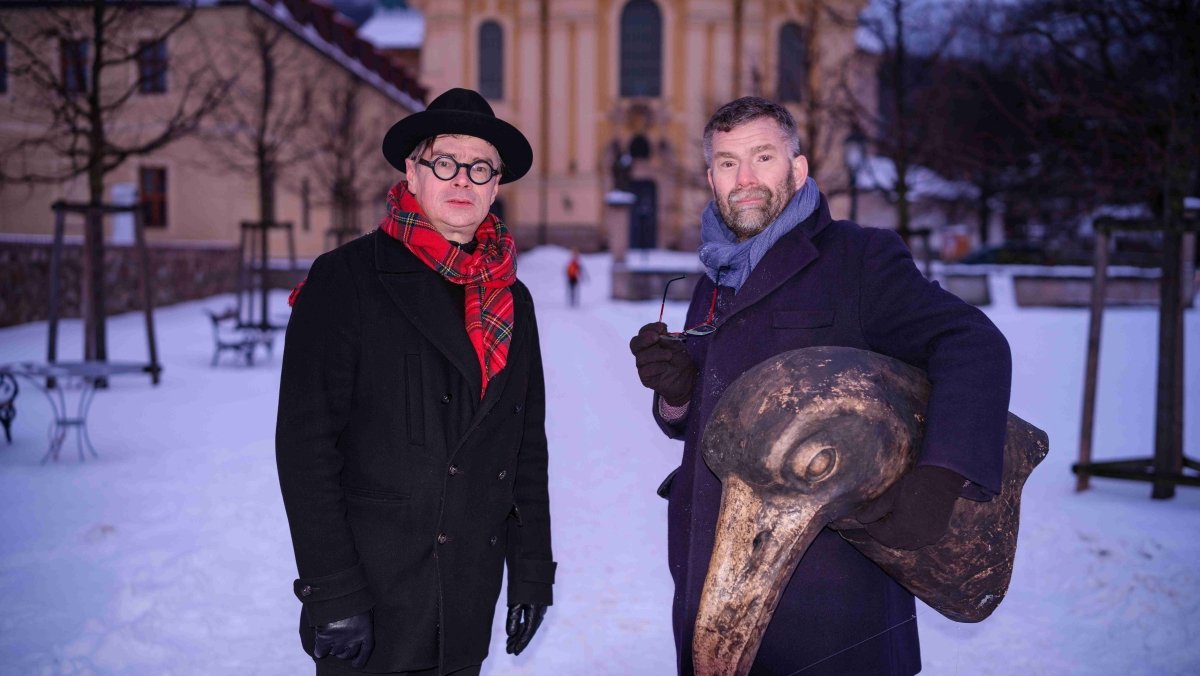 Literární místopis_Jaroslav Rudiš a Martin Fryč © Česká televize