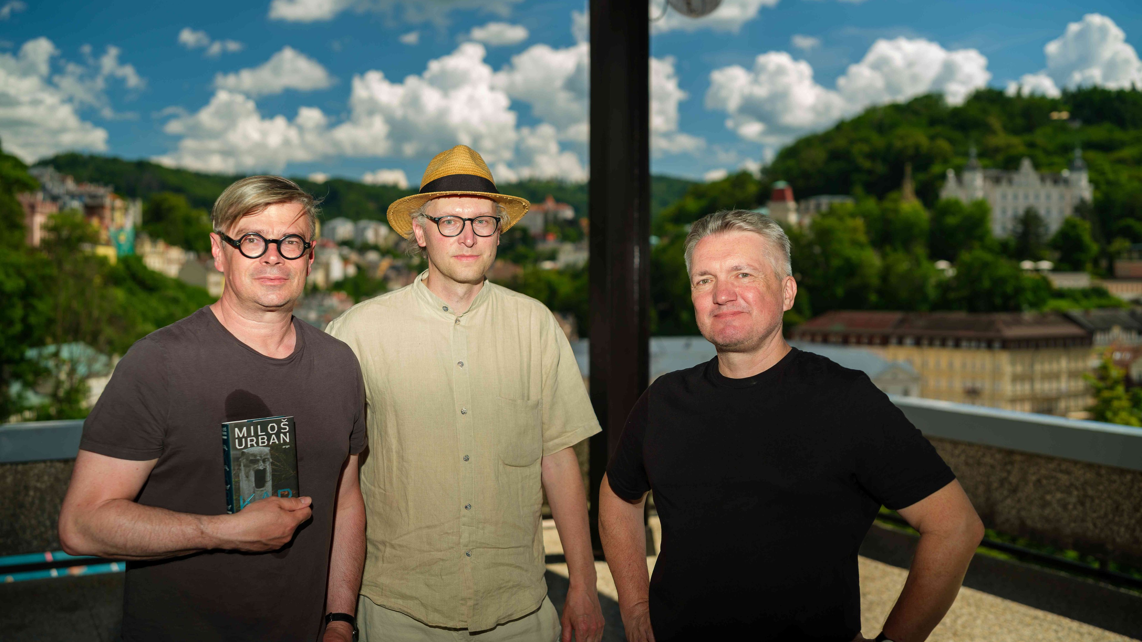 Literární místopis_ČT_Jaroslav Rudiš, Petr Smělík a Miloš Urban